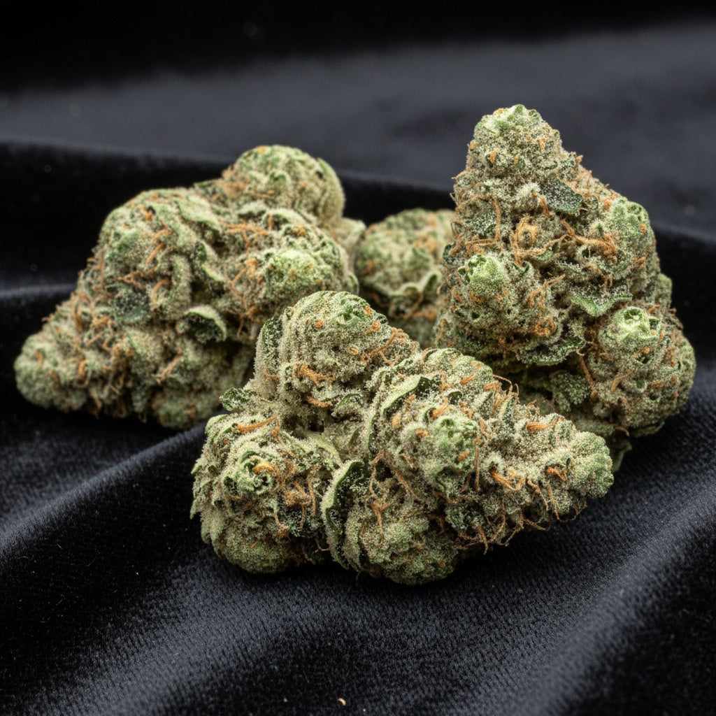 This strain bursts with fruity sweetness — a mix of tropical citrus, bubblegum, and floral notes