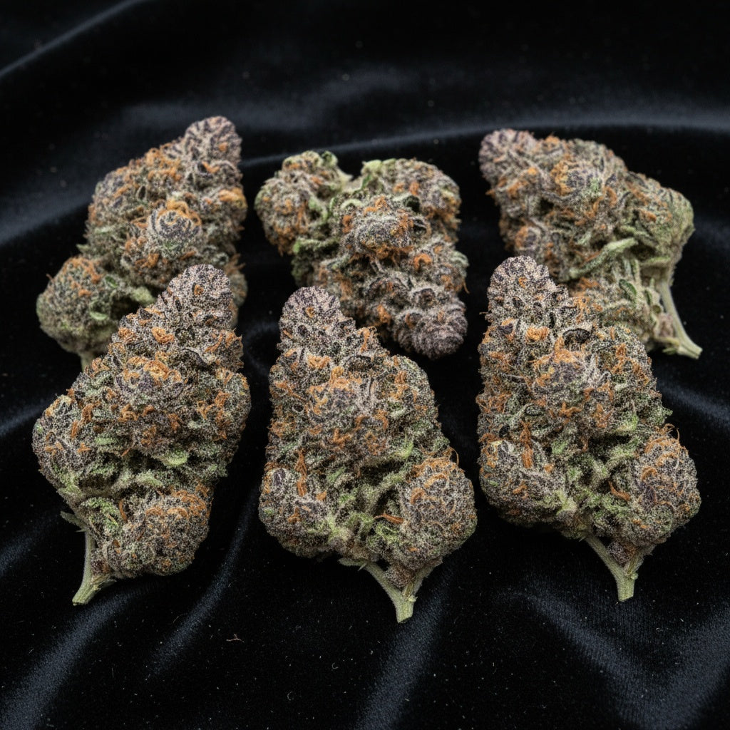 Cadillac Rainbow THCA Hemp Flower balanced hybrid with uplifting and creative effects