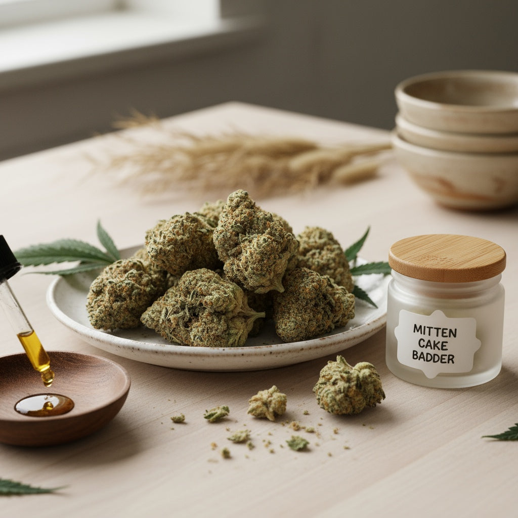 Rich notes of vanilla frosting, earthy gas, and sweet berries blend together into a creamy, pungent scent that fills the room