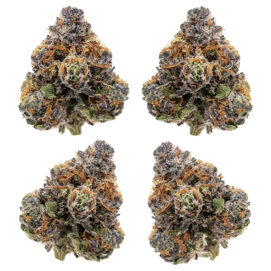 Main product photo of Candy Peaches THCa hemp flower AAA grade hybrid slight sativa lean, featuring bright peach green buds with candy sweet peach aroma | Hurcann