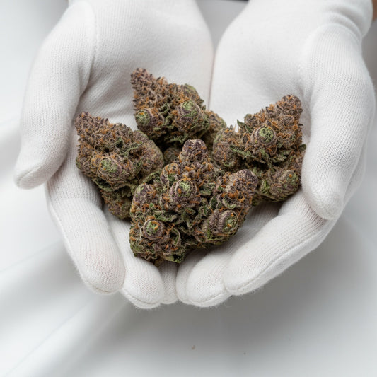 The aroma combines ripe cherries, tropical fruit, and a hint of diesel sweetness.