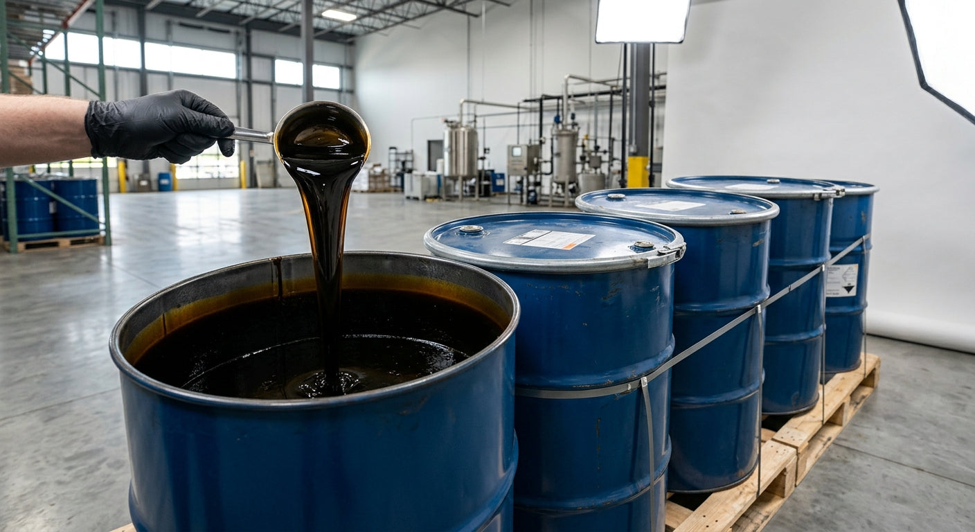 CBD Crude Oil — drums