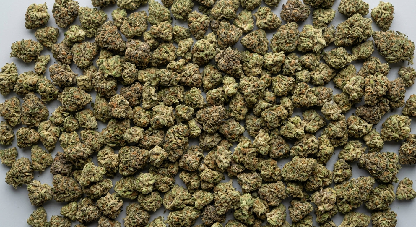 CBD Hemp Flower Smalls — Mixed Strain | Wholesale Bulk | 1 lb – 5 lbs — wholesale-spread