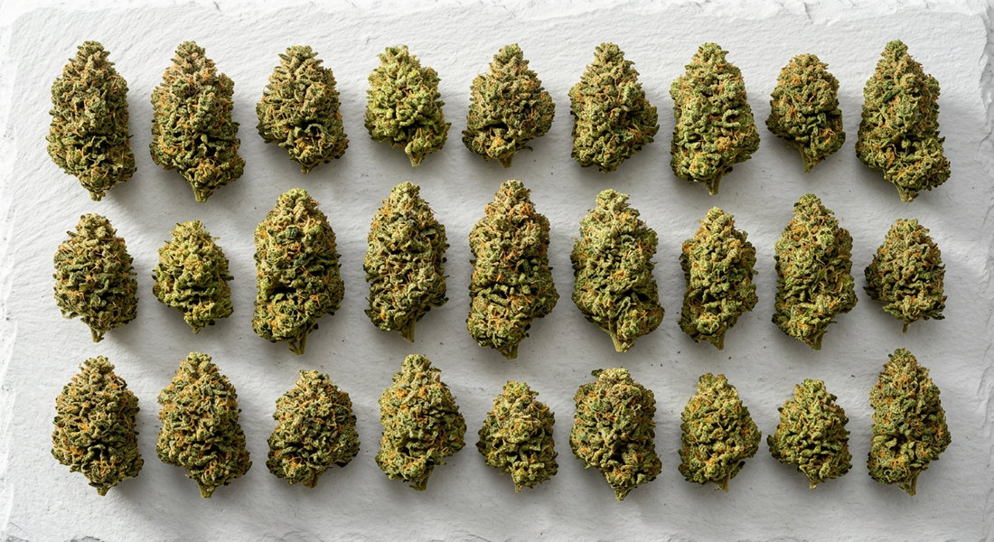 best CBD bud premium hemp flower strains multiple varieties dense trichomes