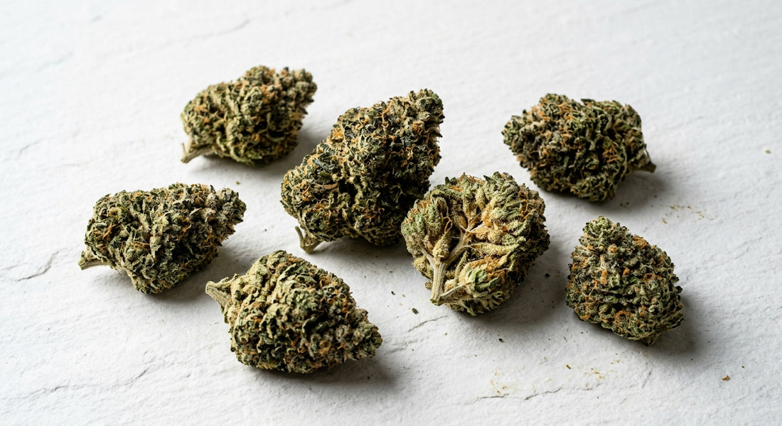 best THCA vendors 2026 premium indoor hemp flower buds arranged flat lay
