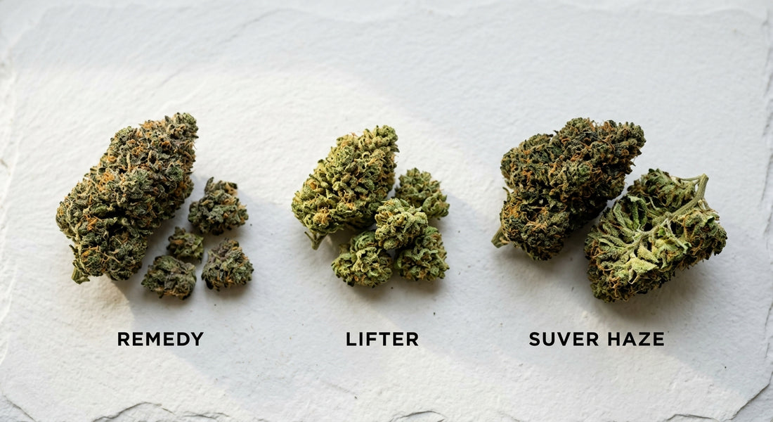 best CBD hemp flower strains for anxiety Hawaiian Haze Sour Space Candy Elektra buds