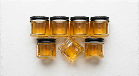 bulk THCA distillate in glass jars pale gold wholesale hemp concentrate Hurcann