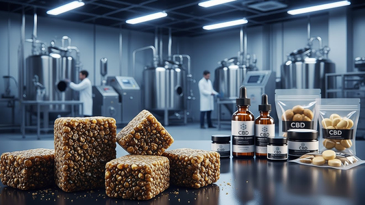 Bulk CBD hash driving scalable cannabinoid manufacturing