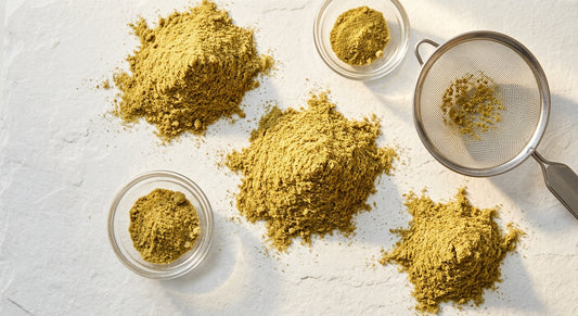 buy kief wholesale UK premium golden CBD hemp kief bulk Hurcann