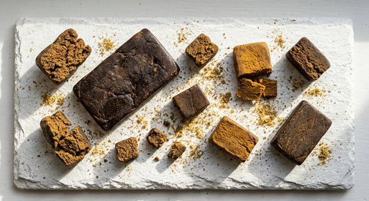 CBD hash kaufen guide premium hemp hash slabs assorted styles Hurcann