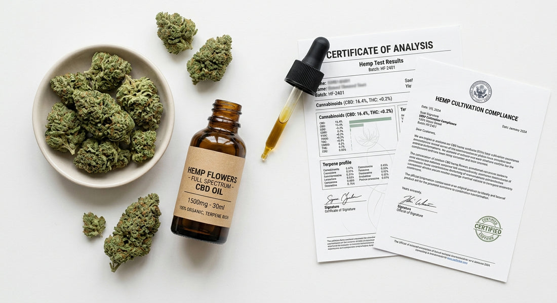 CBD import regulations France 2026 hemp flower buds compliance documents Hurcann