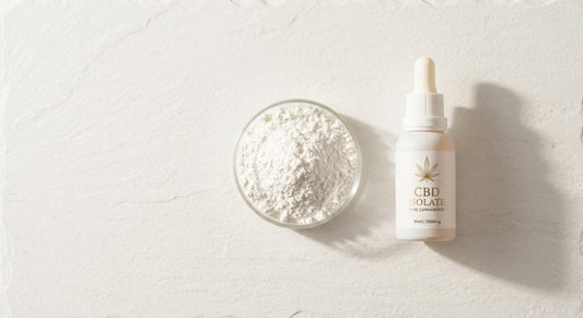 CBD Isolat Pulver 99% Reinheit weißes Kristallpulver Hurcann Wholesale