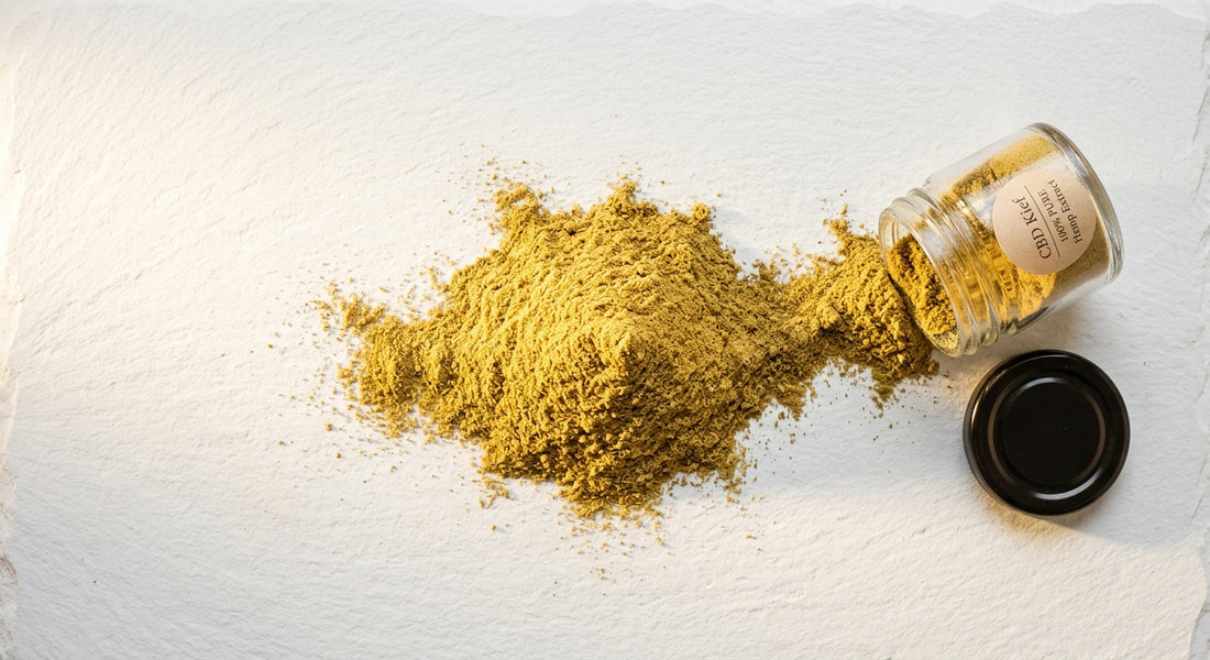 CBD Pollen Kief feines goldenes Pulver Großhandel Hurcann 2026
