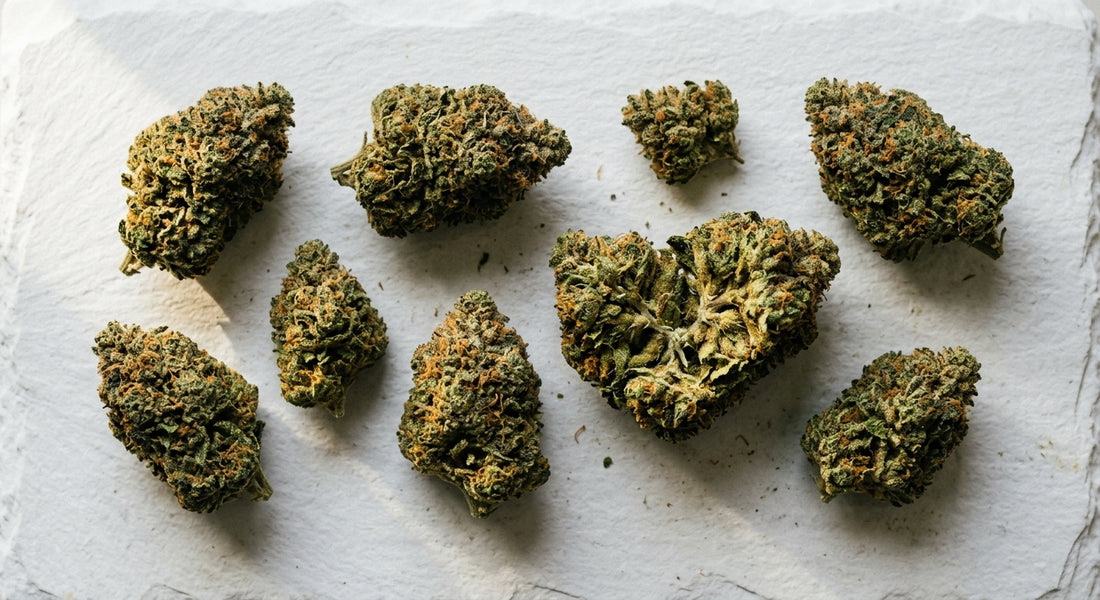 CBD velkoobchod česká republika prémiové CBD květy na bílém povrchu