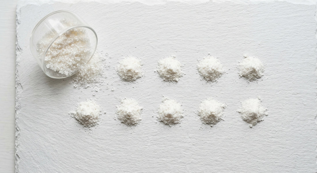 CBG isolate white crystalline powder displayed on white surface 2026 guide Hurcann