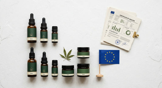 CBD products prepared for EU export novel food compliance documentation Hurcann