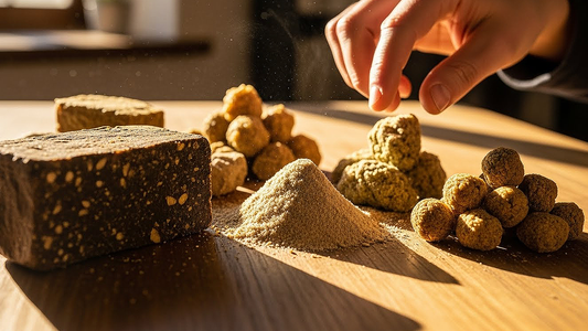 Feature image showing a first-time buyer exploring diverse hash types, capturing tradition, quality, and sensory richness