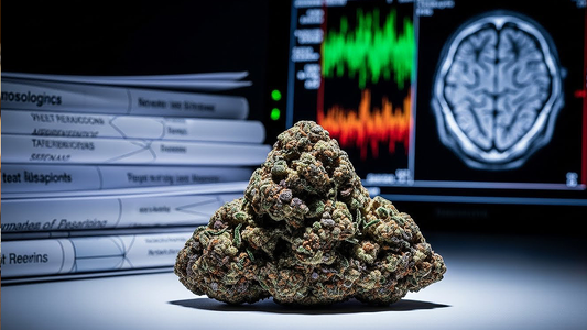 High-potency hash rock representing the science of cannabis tolerance and neurological effects