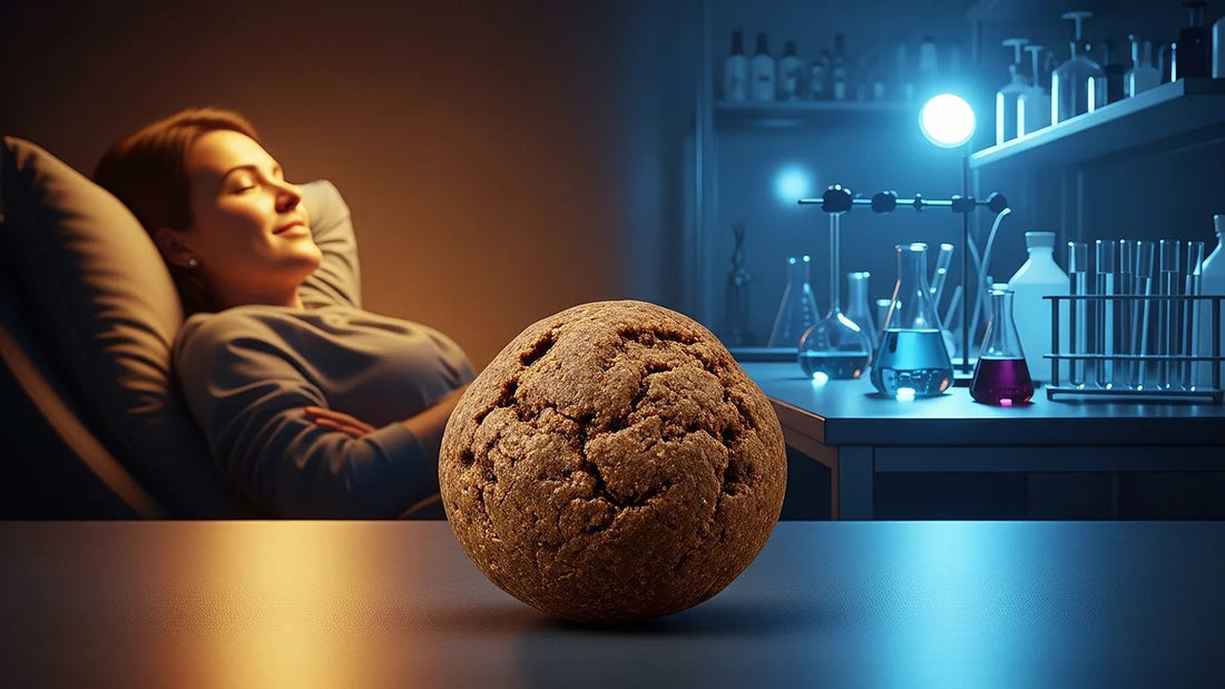 Visual representation of hashish ball effects combining lifestyle use and scientific research | Hurcann