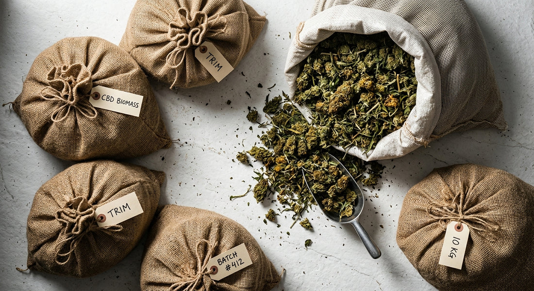 bulk CBD hemp biomass flower for European B2B buyers wholesale Hurcann