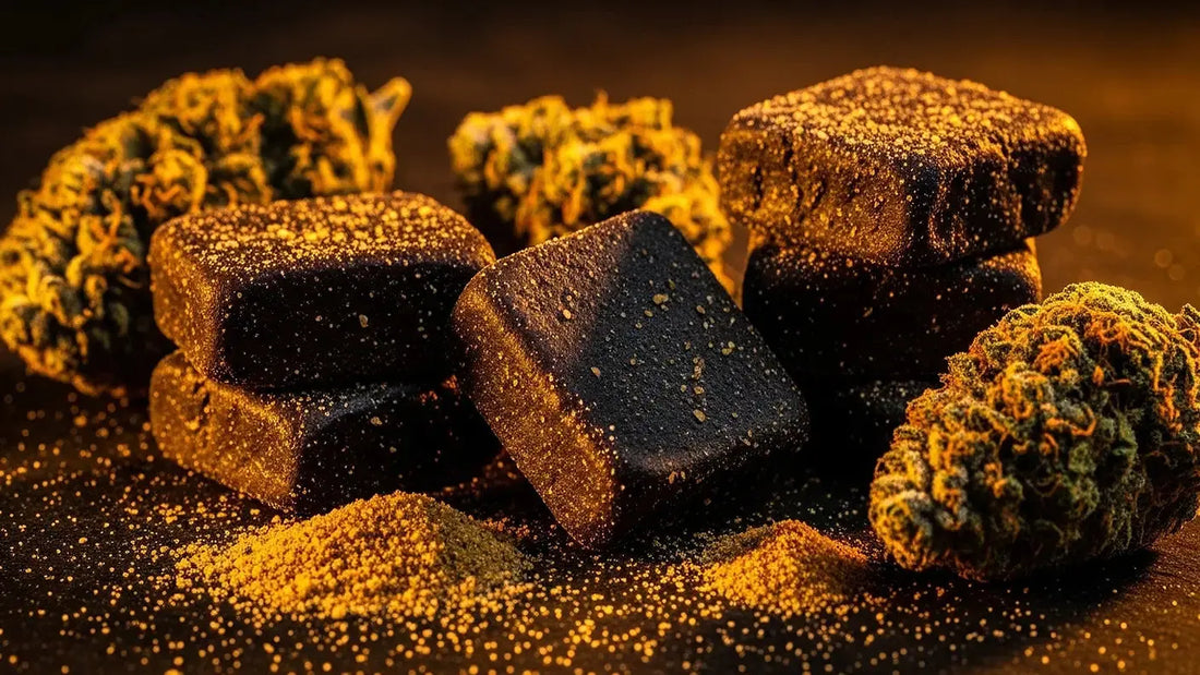 Lebanese hash resin blocks representing the revival of traditional cannabis products in global markets | Hurcann