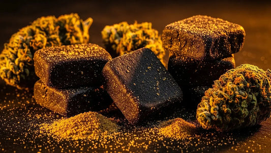Lebanese hash resin blocks representing the revival of traditional cannabis products in global markets | Hurcann