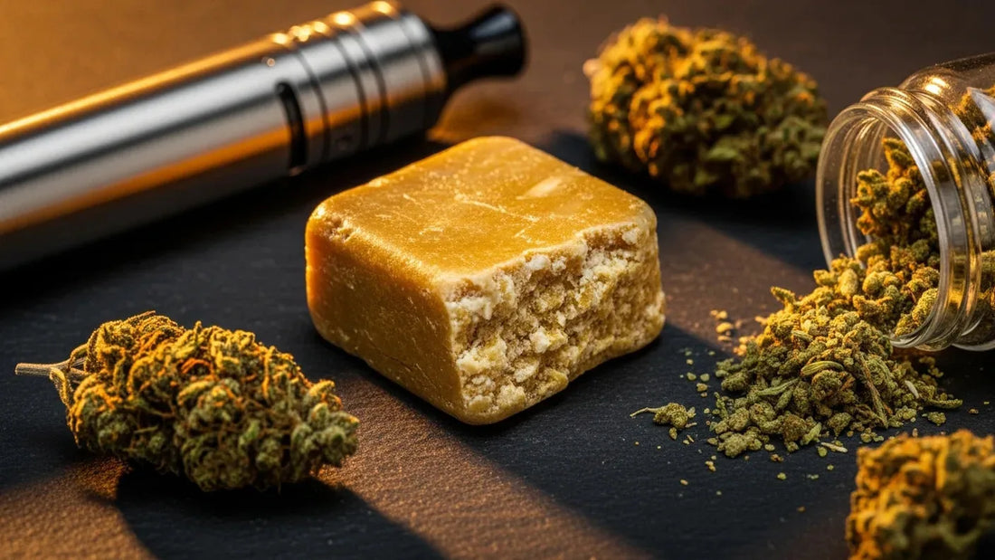 Premium Morocco filter CBD hash ivory showcasing quality, purity, and modern use | Hurcann
