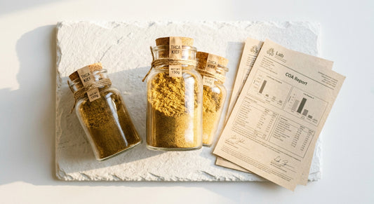 THCA kief import regulations by country 2026 golden hemp kief with COA documents Hurcann