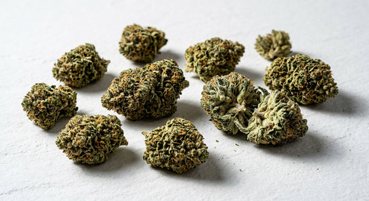 THCA pounds wholesale premium hemp flower buds bulk display Hurcann