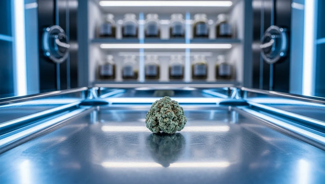 Preserving peak potency: THCA bubble hash stored in an advanced, controlled environment for long-term freshness | Hurcann