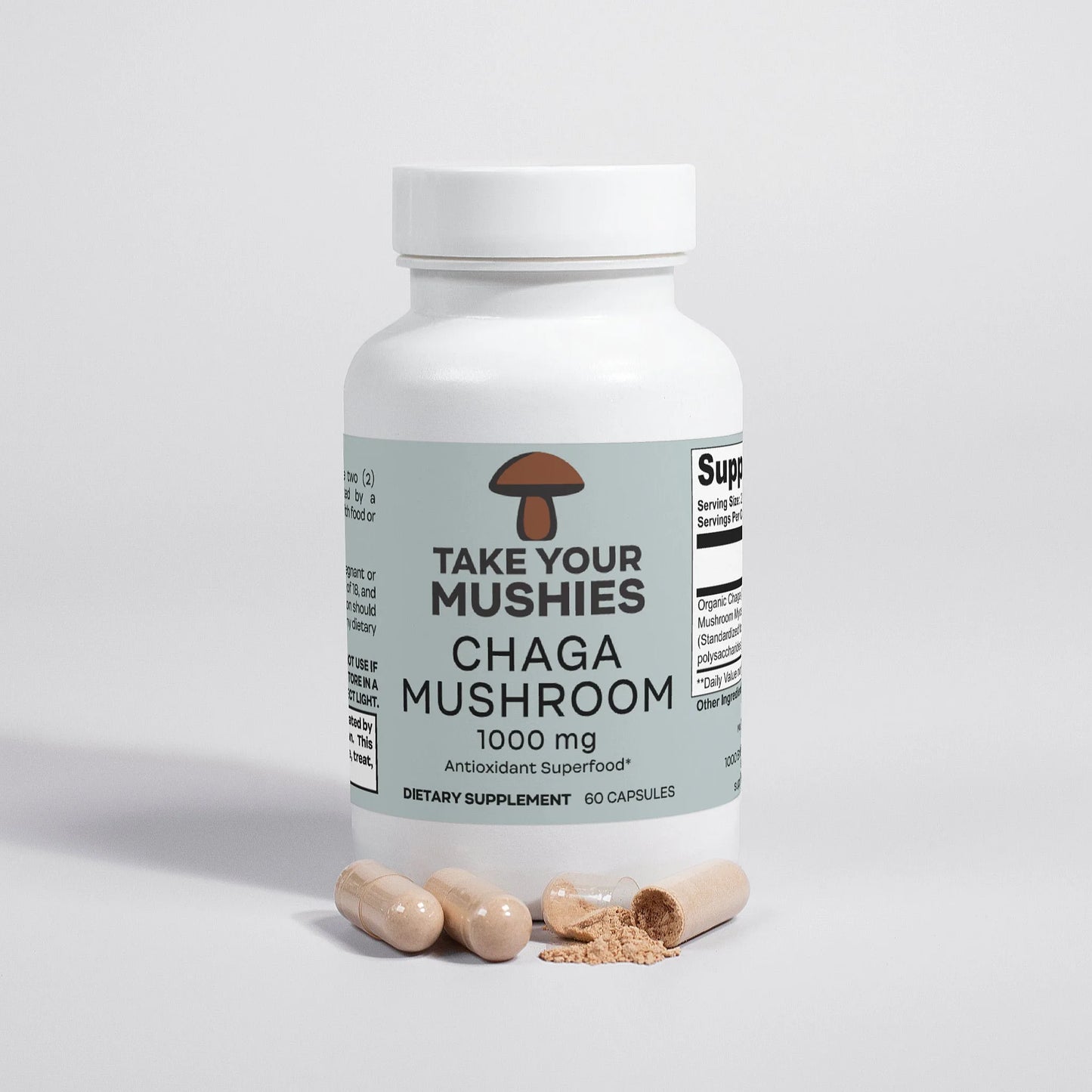 Chaga Mushroom – mushroom products – detail view | Hurcann