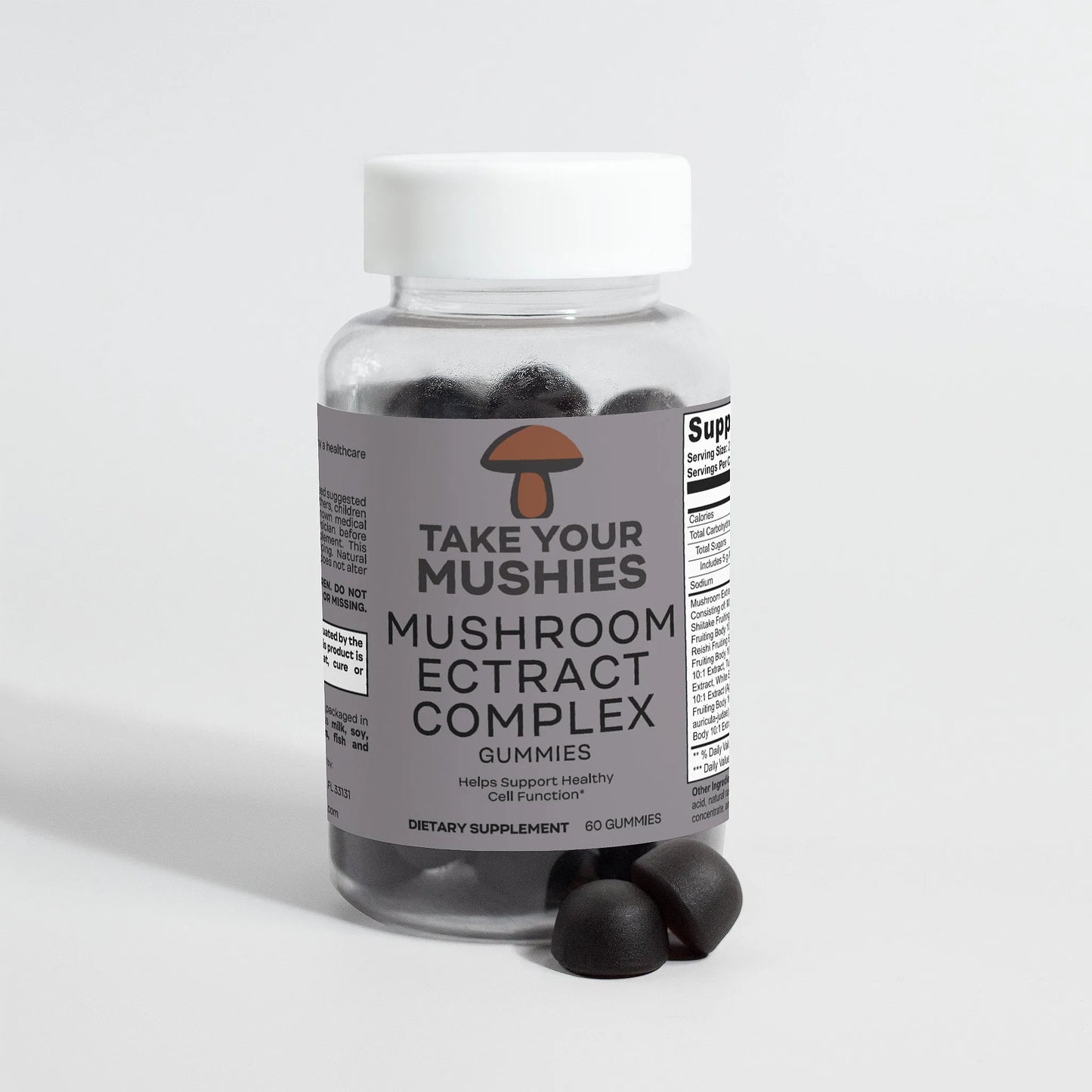 Mushroom Extract Complex – mushroom products – detail view | Hurcann