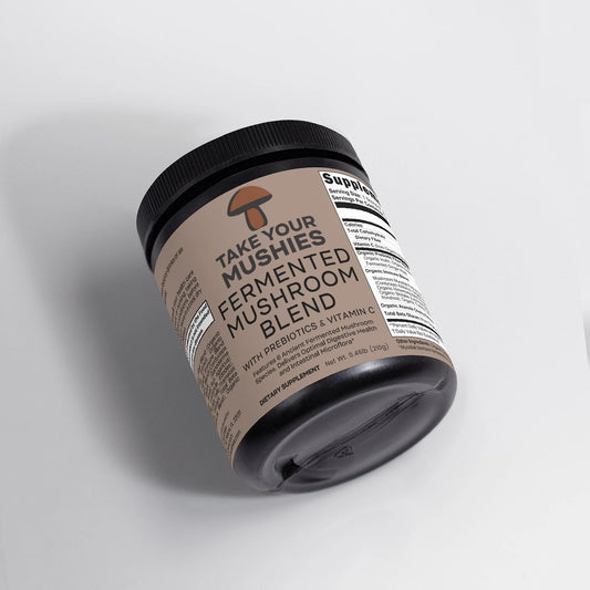 Fermented Mushroom Blend – mushroom products – detail view | Hurcann