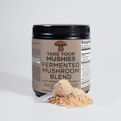 Fermented Mushroom Blend – mushroom products – detail view | Hurcann