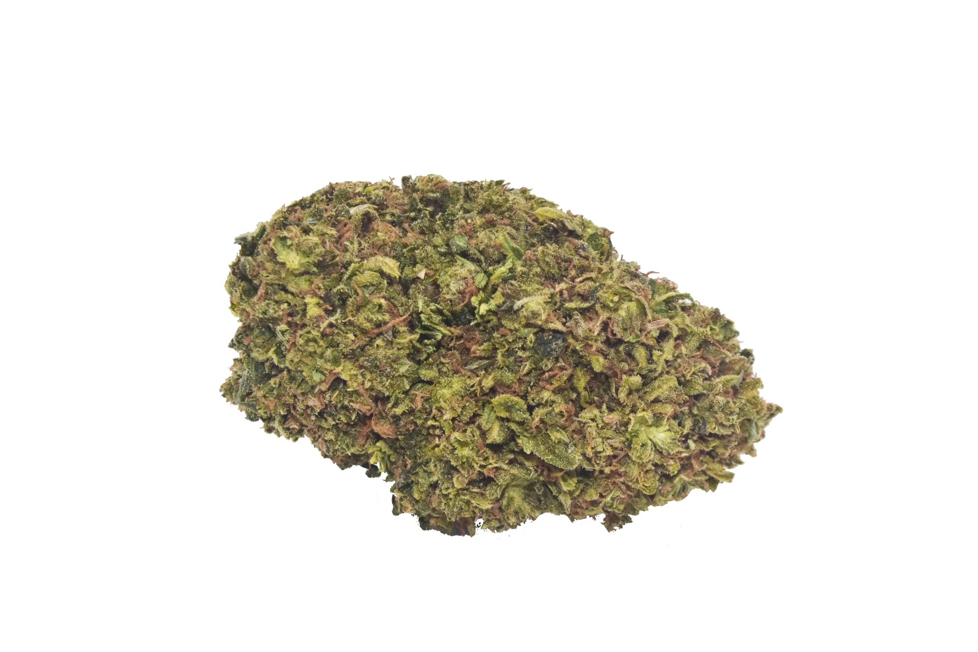 Close-up of Blue Genius CBD hemp flower, capturing the intricate details of its cannabinoid-rich structure and earthy scent | Hurcann