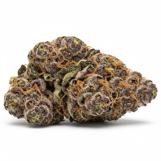 Candy Peaches THCA Hemp Flower 26% vibrant orange and green buds with sweet fruit aroma