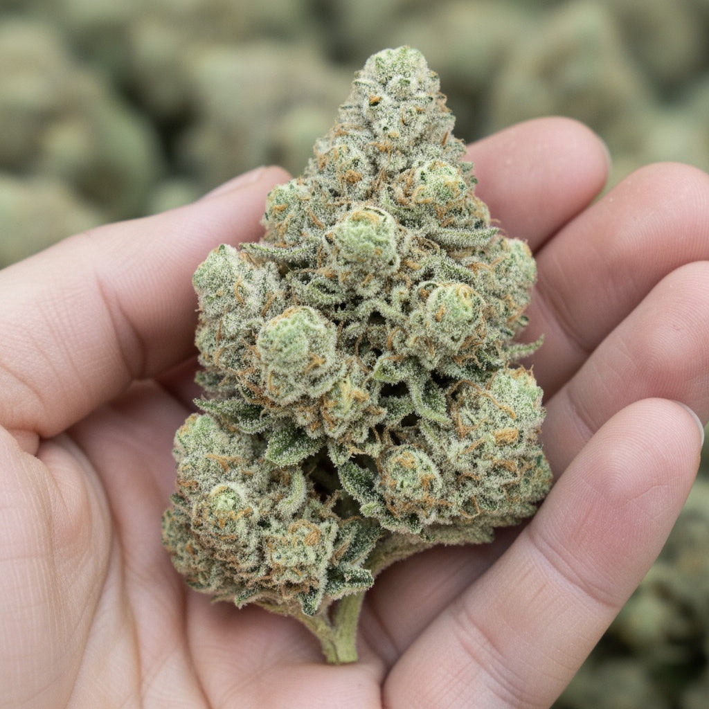 This strain bursts with fruity sweetness — a mix of tropical citrus, bubblegum, and floral notes
