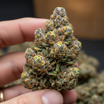 A smooth, euphoric hybrid offering mental clarity and gentle relaxation 