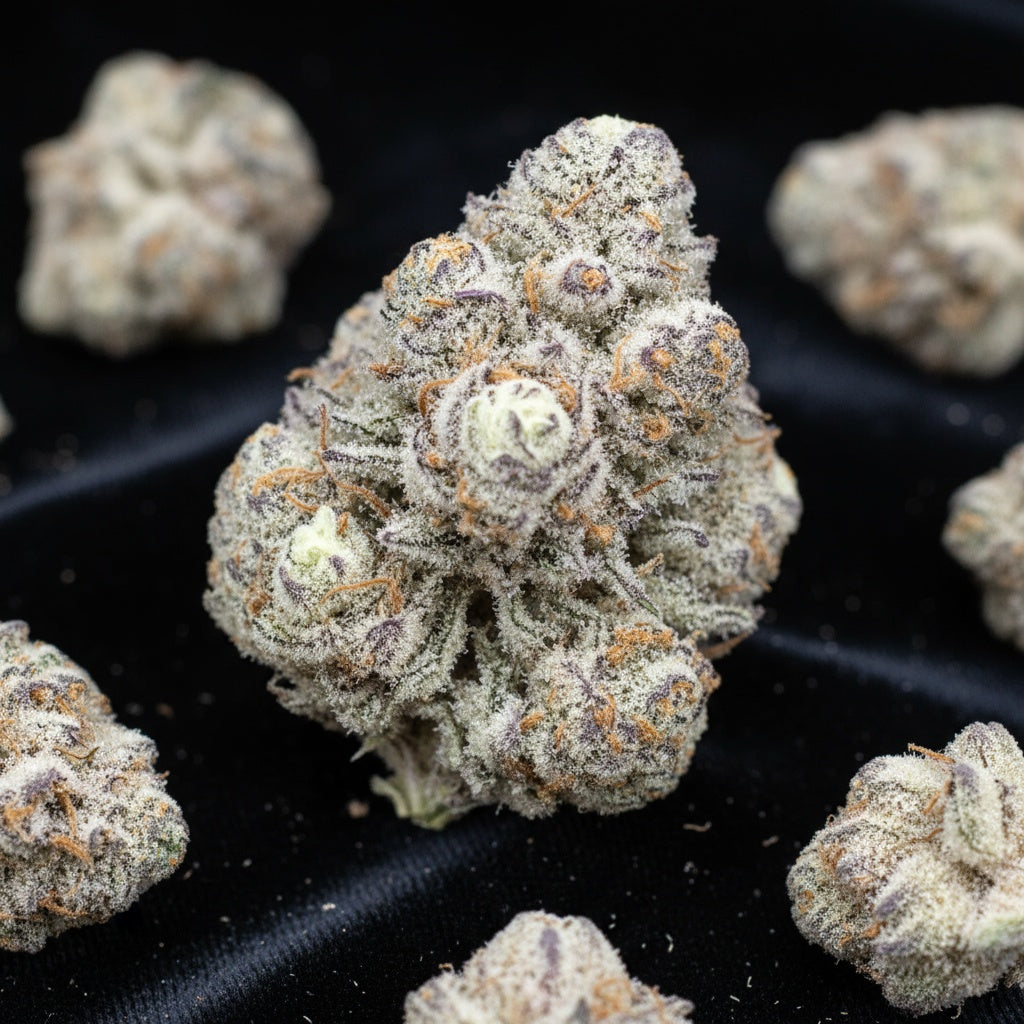 Smooth dessert flavor — sweet cream, cocoa, and earthy spice on the exhale.