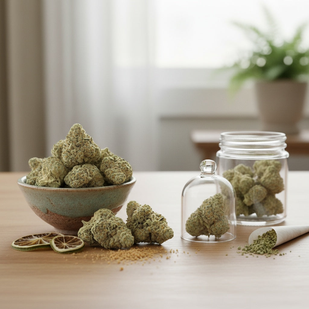 Key Lime has a tart lime on the inhale with a smooth, cookie-like exhale. 