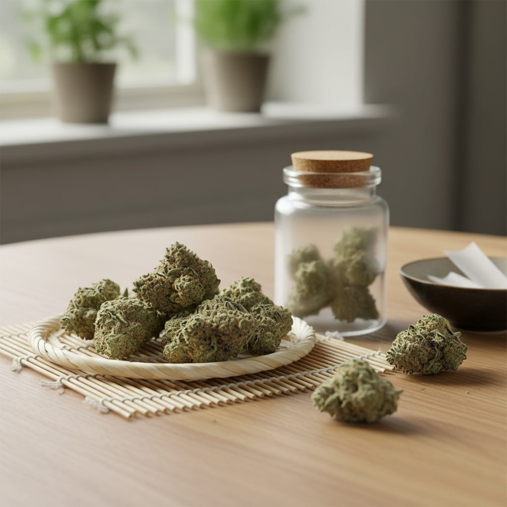 Smooth and herbal, with notes of pine and citrus on the inhale and a minty finish on the exhale. 