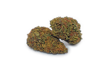 Maui Wowie Delta-8 infused flower – dense, sticky nugs covered in cannabinoid-rich trichomes for a flavorful and potent experience.