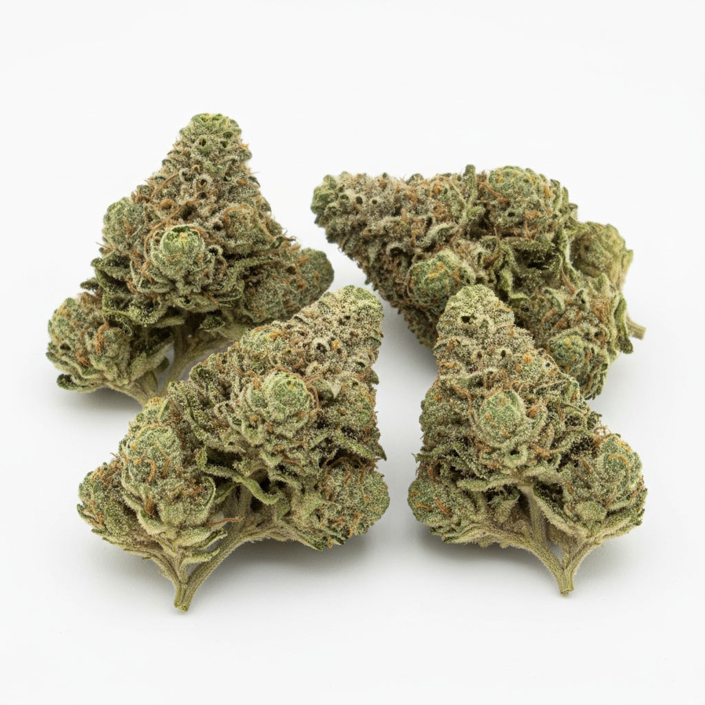  Its orange pistils weave through the surface