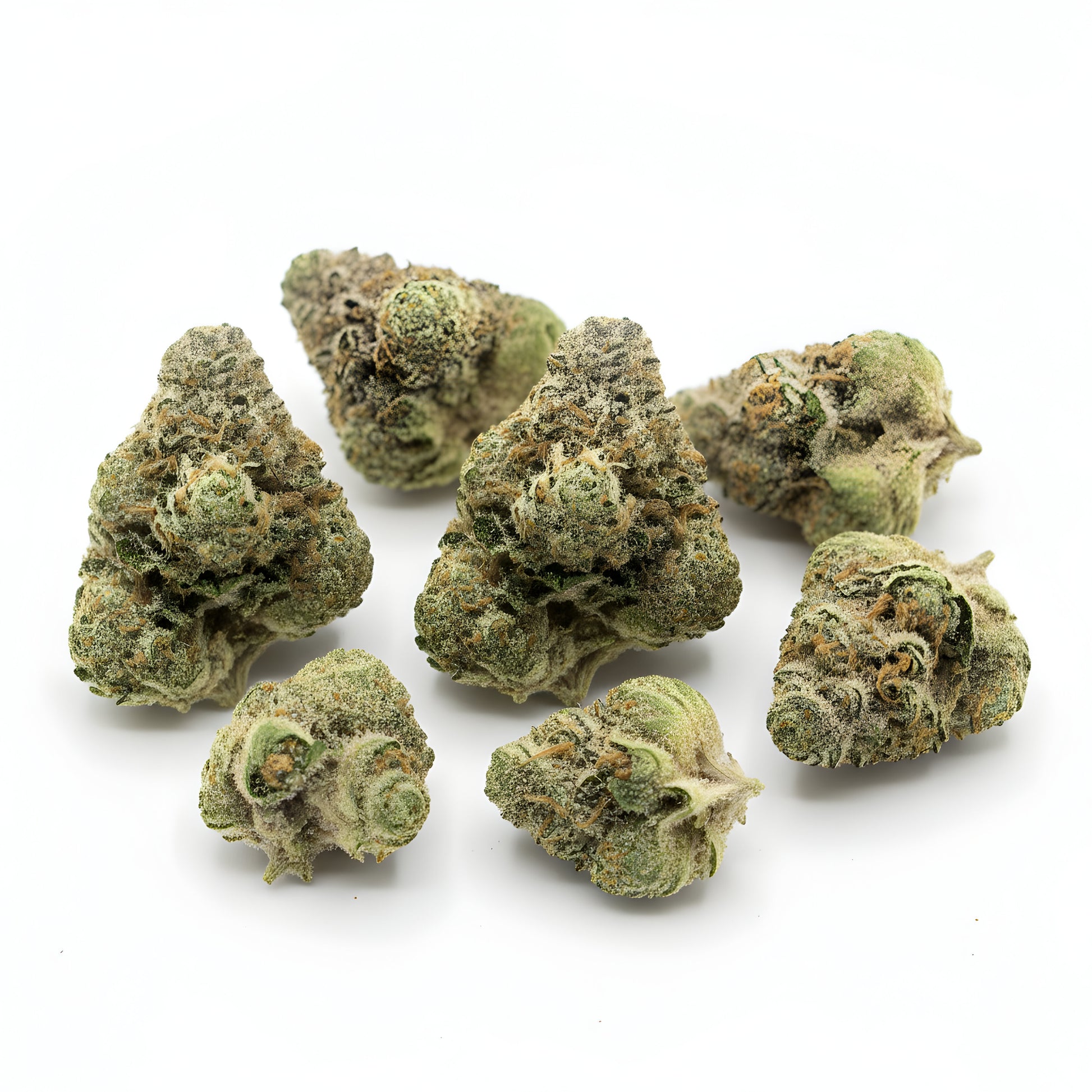 Main product photo of Plant Sherb THCA hemp flower AA grade indica dominant, featuring resinous purple toned buds with sweet sherbet dessert aroma