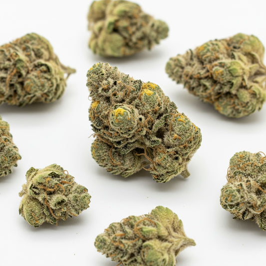 Expect bold tropical flavors — pineapple and citrus on the inhale, creamy sweetness on the exhale