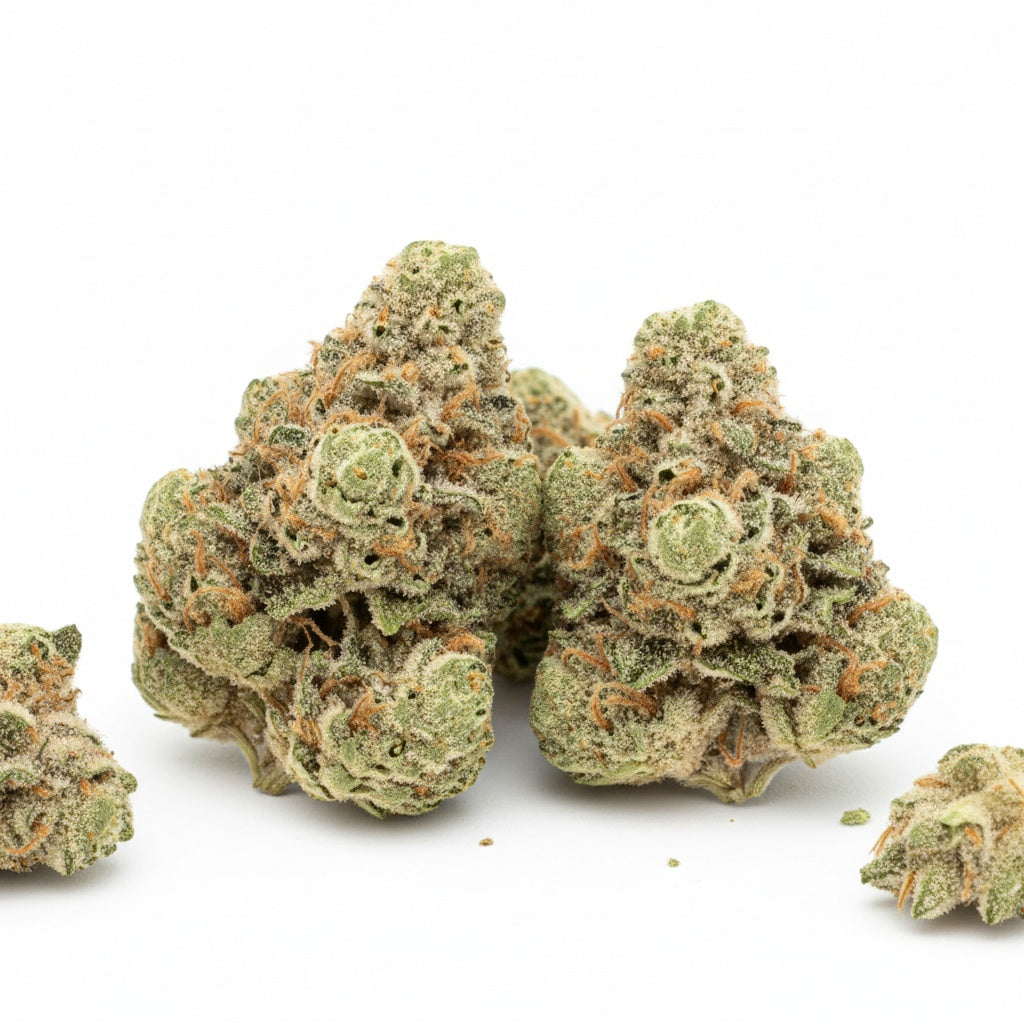 Sweet and tangy on the inhale, with candy-like fruit notes and a touch of creaminess