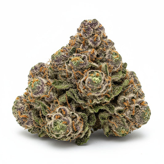 A candy-like inhale leads into tangy citrus and earthy cookie undertones. Smooth, flavorful, and long-lasting.