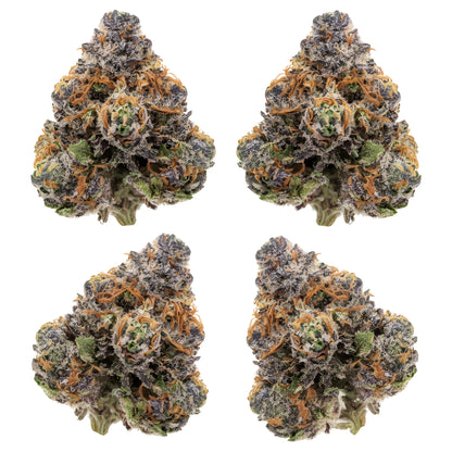 Main product photo of Candy Peaches THCa hemp flower AAA grade hybrid slight sativa lean, featuring bright peach green buds with candy sweet peach aroma