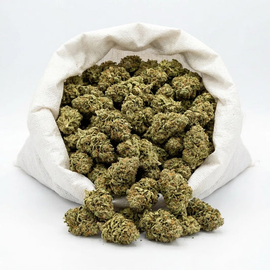 Bulk Alien Cookies CBD flower presented in large-volume packaging, prepared for wholesale distribution. Carefully handled to maintain freshness, structure and overall batch consistency | Hurcann