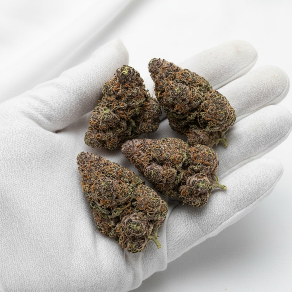 The scent is an irresistible mix of ripe peaches, tropical fruit, and light floral undertones